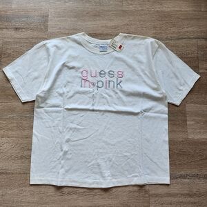 90s Guess In Pink Spring Collection Tshirt